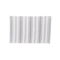Savannah Stripe Gray Placemat Set Of 6