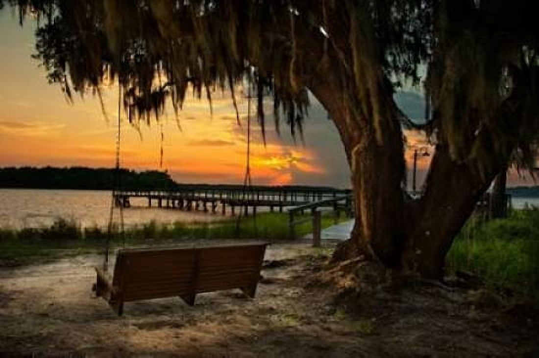 Savannah Sunset Canvas Art - Natalie Mikaels (12 x 18)
