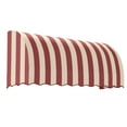 thumbnail image 1 of Awntech 5.38 Ft Savannah Waterfall Closed-Sides Awning Canopy (64.5in x 31in x 24in), Burgundy/Tan Stripe, 1 of 2