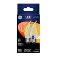 thumbnail image 1 of Savant 23155 GE LED Decorative Light Bulbs 40 Watt Replacement Small Base 2 Pack, 1 of 2