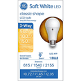 thumbnail image 1 of Savant 93130566 GE 3-Way LED Light Bulb 150/100/50 Watt Replacement  A19 Bulb, 1 of 6