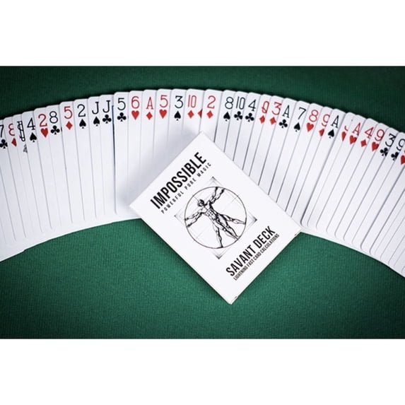 Savant Deck By Craig P Gimmicks Card Magic and Trick Decks Close Up Performer Street Utility Pokder Magic Magician Magia Fun