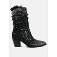 thumbnail image 1 of Savant Diamante  Rhinestones Denim Boots, 1 of 9
