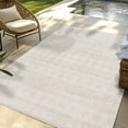 thumbnail image 1 of Savara Talina Indoor/ Outdoor Polypropylene Beige Flat Weave Area Rug, 5x8, 1 of 6