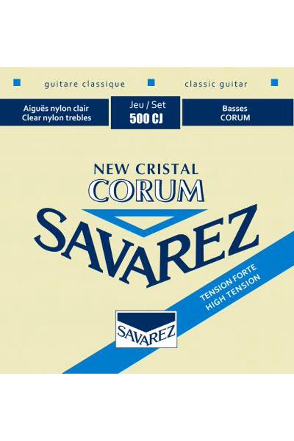 500CJ Cristal Trebles Corum Basses High-Tension Nylon Guitar String Set
