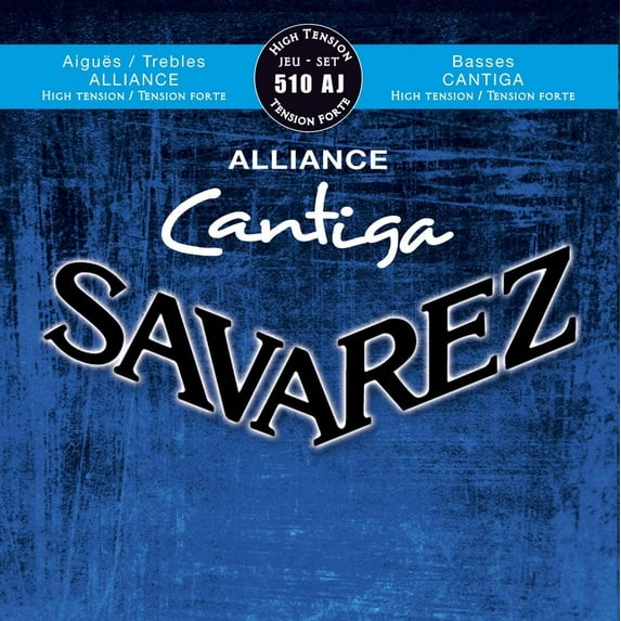 Savarez 510AJ Alliance Trebles Cantiga Basses High Tension Standard Guitar String Set