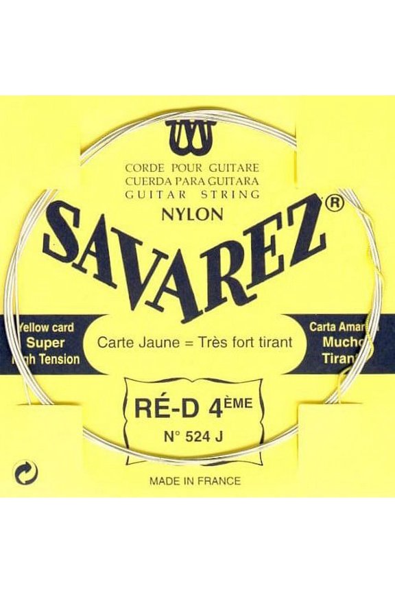 520J Yellow Card Rectified Nylons Traditional Basses Extra High Tension Guitar String Set