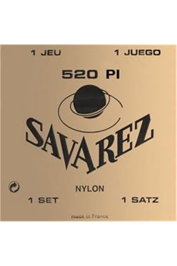 520P1 Plastic Wound Trebles Traditional Basses High Tension Nylon Guitar String Set