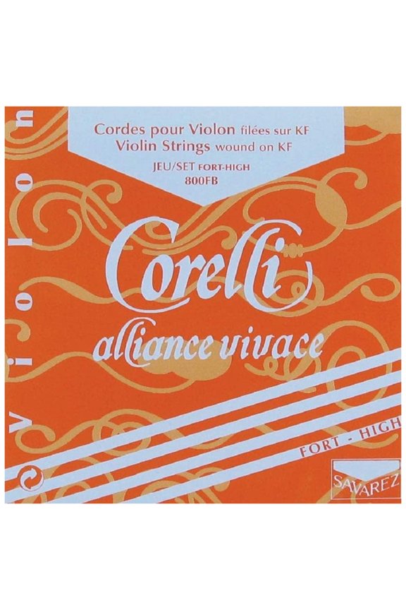 Corelli Alliance Vivace, Violin String Set, Ball E, 4/4, Forte