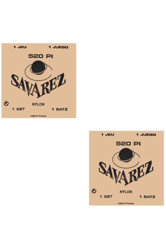 Guitar Strings 2-Packs Nylon 520P1 Red Card