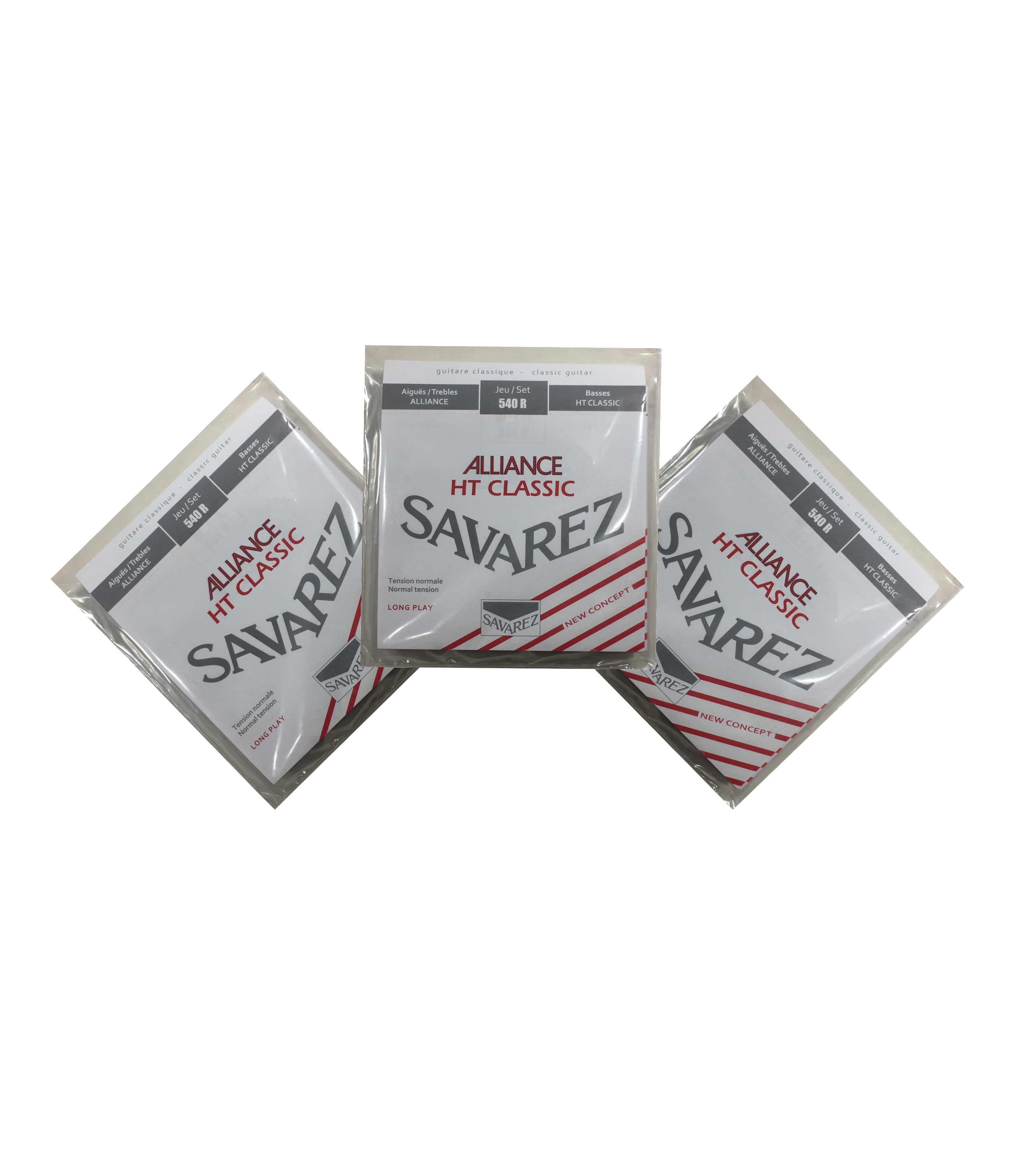 Savarez Guitar Strings 3-Pack HT Classic Alliance Normal Tension 540R