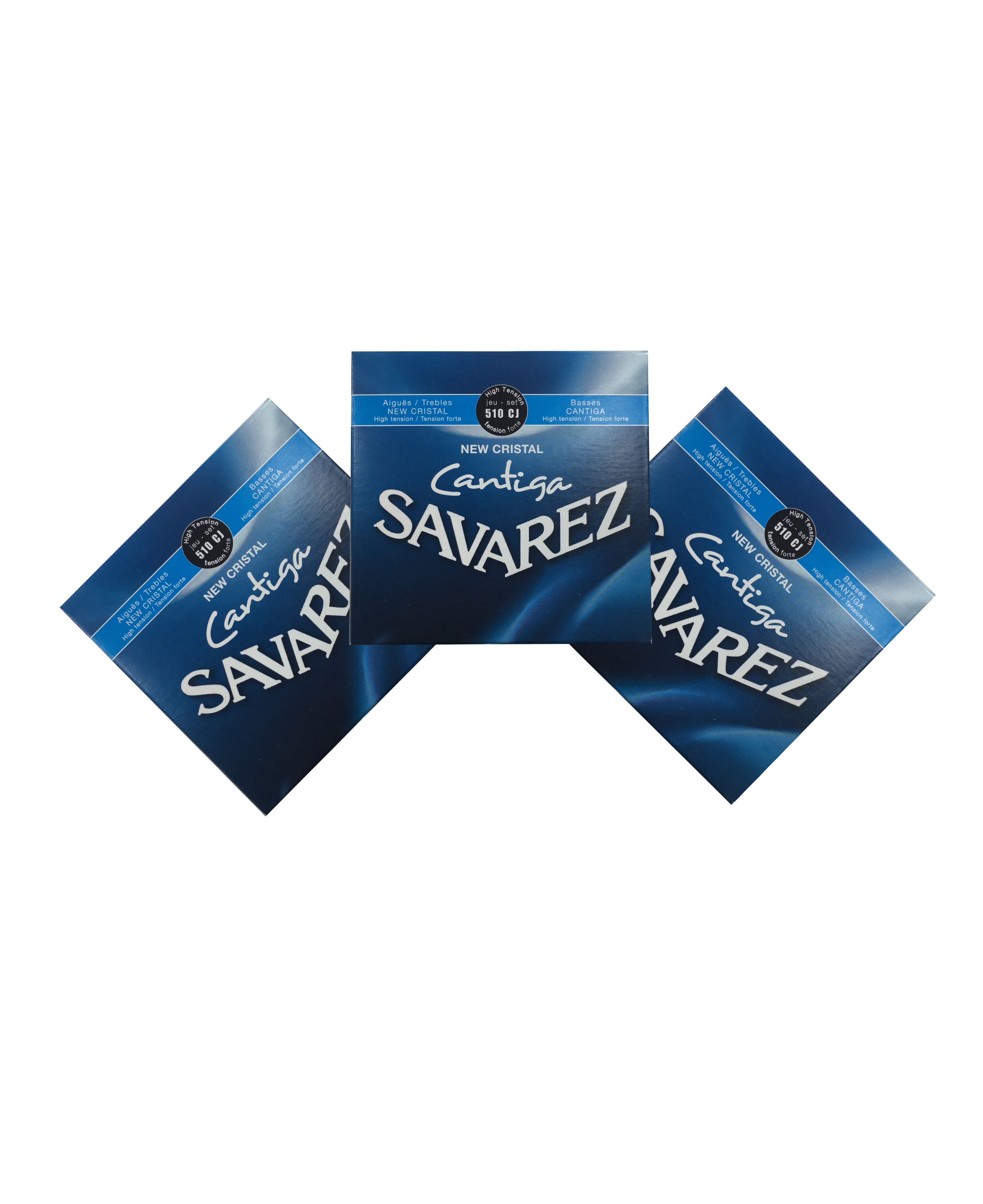Savarez Guitar Strings 3-Pack Nylon Cristal Cantiga High Tension 510CJ