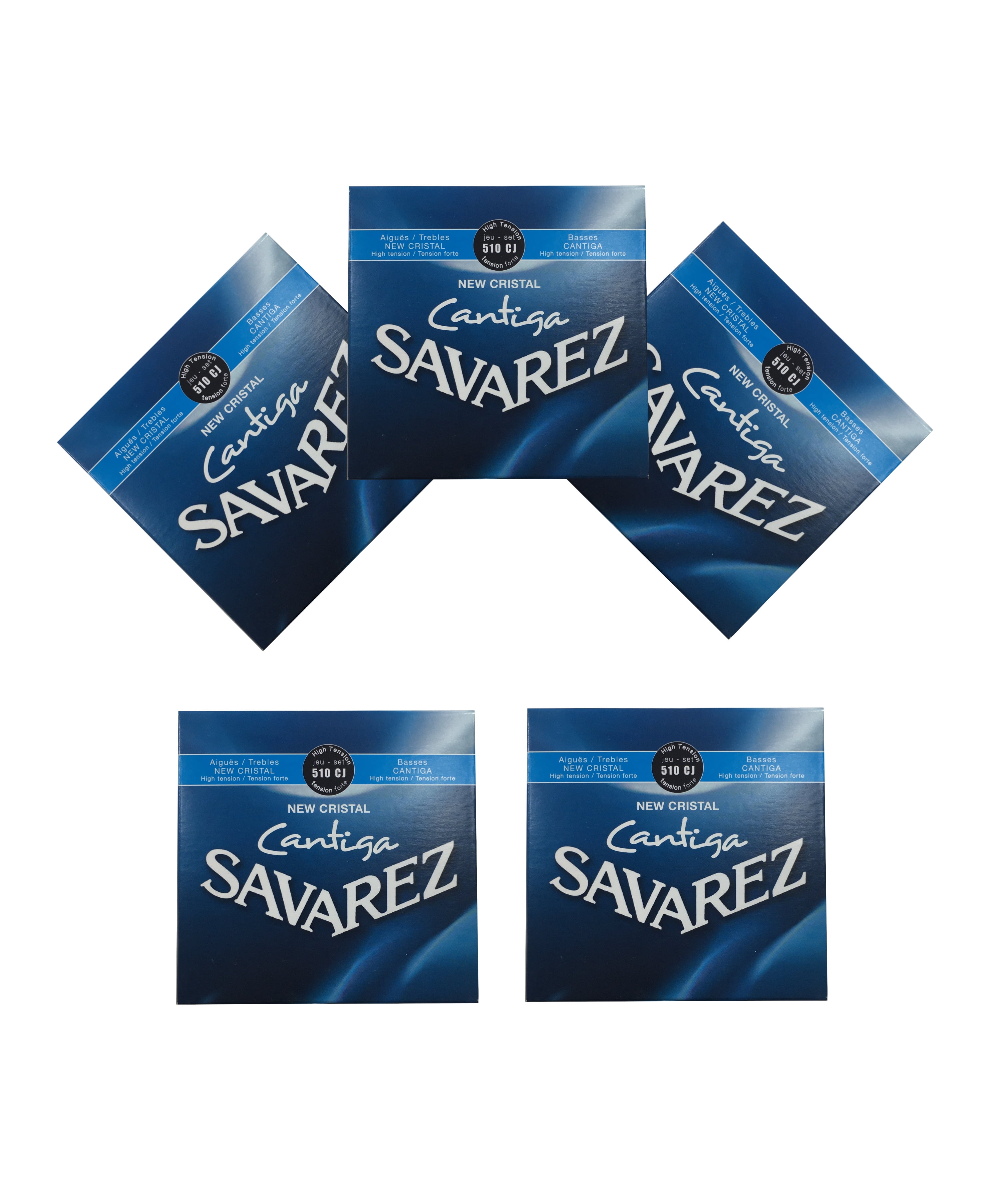 Savarez Guitar Strings 5 Sets Nylon Cristal Cantiga High Tension 510CJ