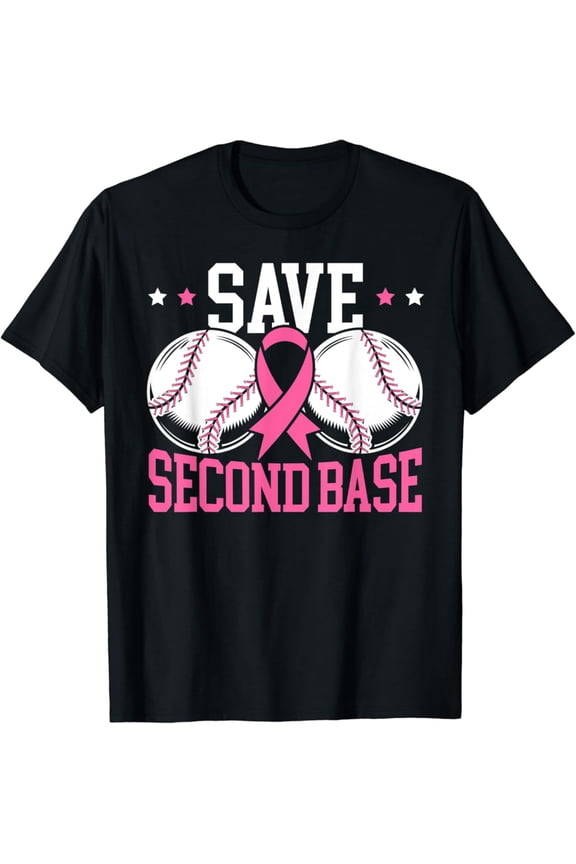 Save 2nd Base Baseball Player T-Shirt