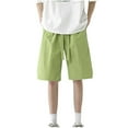 thumbnail image 1 of Save 65% Instantly!Suumer Plus Size Oversized Mens Cargo Shorts New Solid Color Casual Loose Drawstring Exercise, 1 of 7