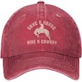 Save A Horse Ride A Cowboy Trucker Hat Western Horse Cap Save A Horse
