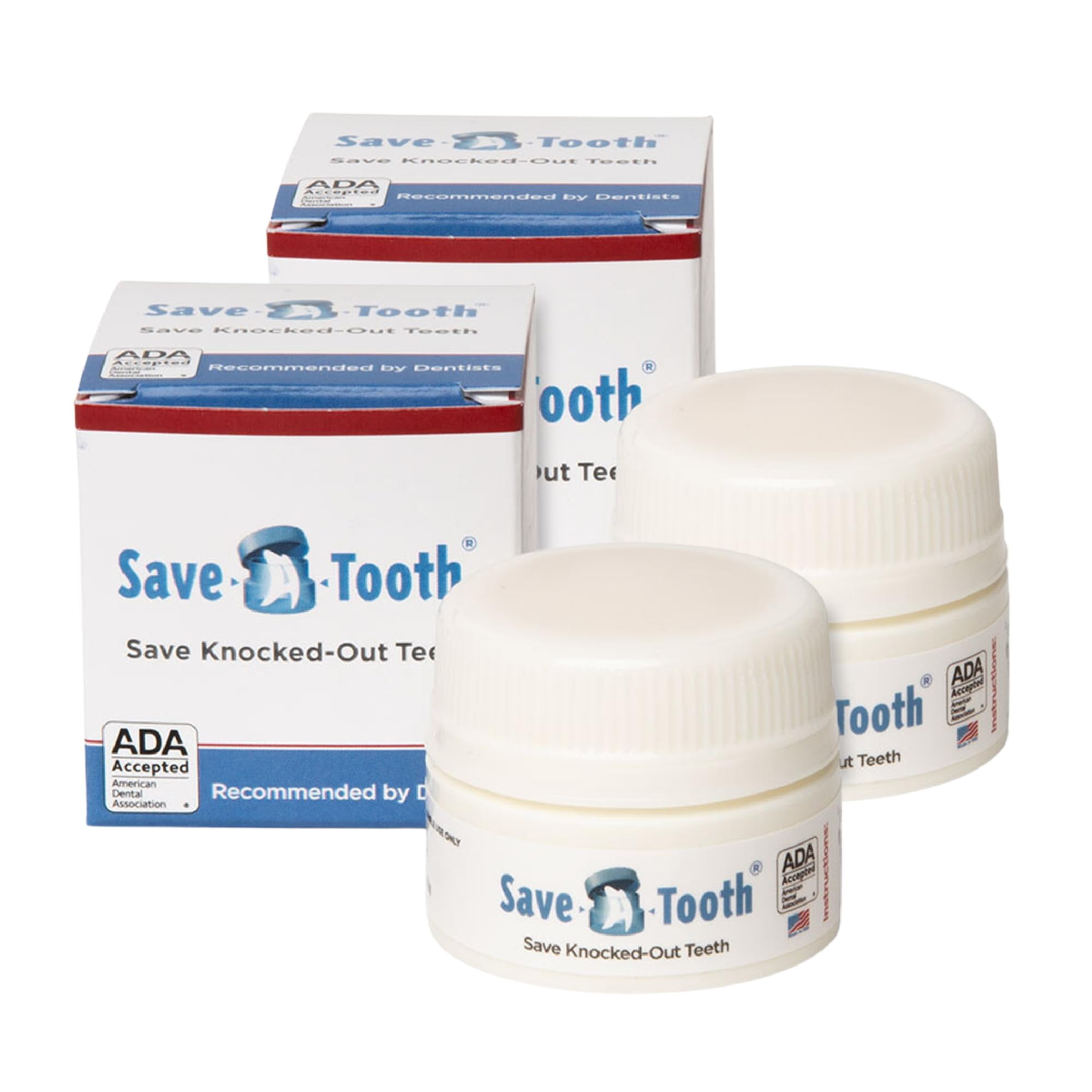 SaveATooth Preservation Kit Prevent Permanent Tooth Loss, Save Knocked Out Teeth for up to