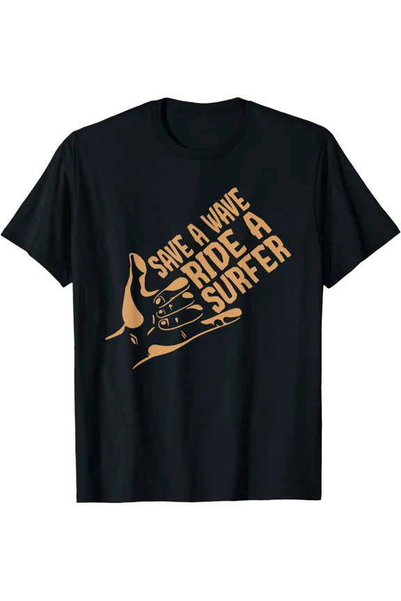 Save A Wave Ride A Surfer Windsurfing Beach Surfing T-Shirt Unisex T-Shirt