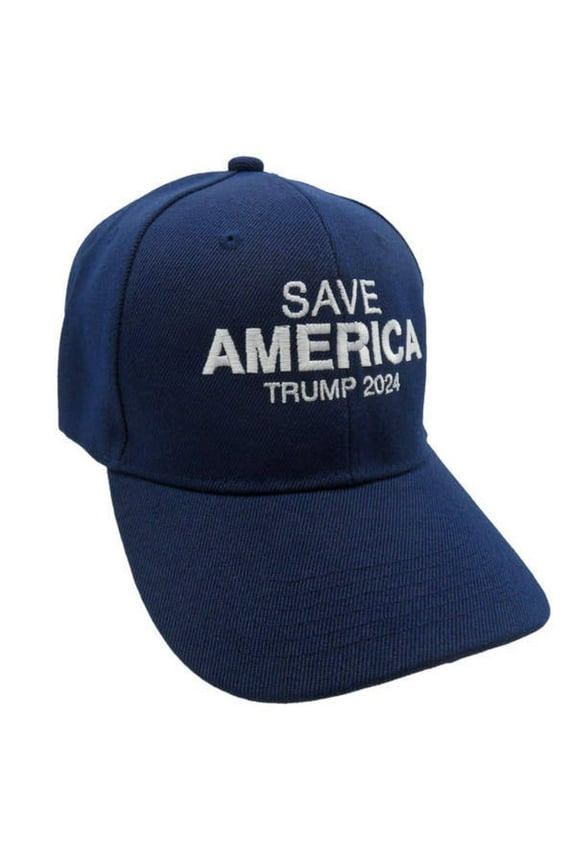 Save America Trump 2024 Custom Embroidered Hat (Blue)