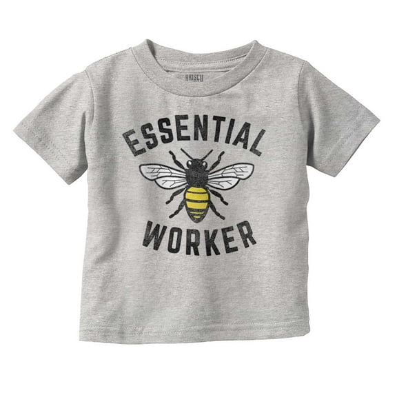 Save Bees Essential Workers Earth Day Toddler Boy Girl T Shirt Infant Toddler Brisco Brands 5T