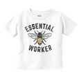 thumbnail image 1 of Save Bees Essential Workers Earth Day Toddler Boy Girl T Shirt Infant Toddler Brisco Brands 5T, 1 of 6
