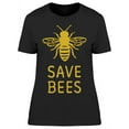thumbnail image 1 of Save Bees, With Wasp T-Shirt Women -Image by Shutterstock, Female XX-Large, 1 of 2