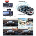 Save Big Now, ThreeLens Dash Cam, HighDefinition 1080P with RealTime