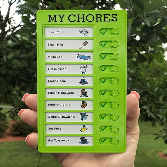 Save Big Office&Stationery Under $10 Chore Chart For Adults Boards To Do List RV Checklist Board Portable Chores Chart For Multiple Detachable Plastic DIY Message Home Travel Planning Reminder Chart