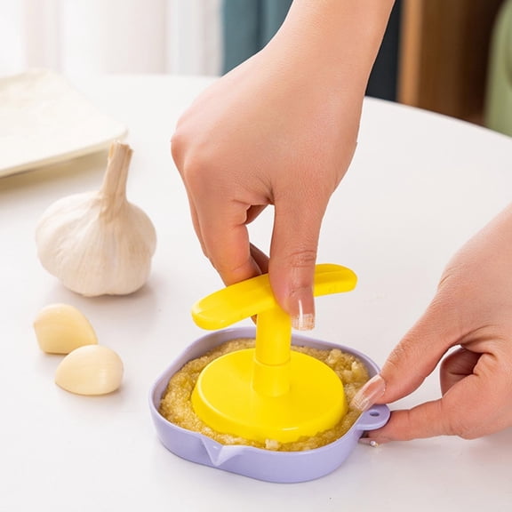 Garlic Peeler under $5,Garlic 2025 New Garlic Mincer Garlic Portable Manual Garlic Crusher Multifunctional Vegetable Masher Kitchen Gadgets With Handle For Kitchen And Home
