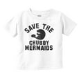 thumbnail image 1 of Save Chubby Mermaids Funny Manatees Toddler Boy Girl T Shirt Infant Toddler Brisco Brands 3T, 1 of 6