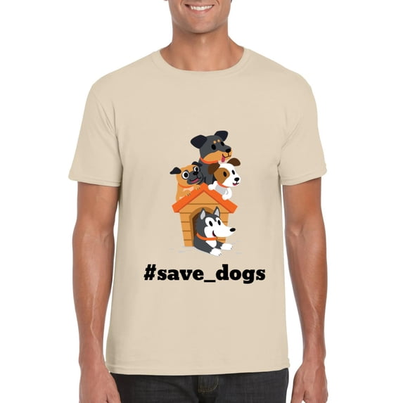 Save Dogs T Shirt For Dogs Lovers Pet Animal Rescue Adopt T-Shirt, for men & women, up to size 5XL