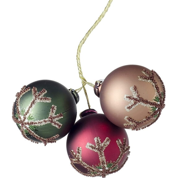 Save Dollar Stores Christmas Ball Ornaments, 40mm for Christmas Decorations