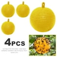 thumbnail image 1 of Fruit Fly Sticky Ball Trap, Hanging Fly Sticky Ball Fly Trap Outdoor, Flying Insects Ball for Indoor Outdoor House Kitchen, Plants Trees Flying Insects Trap (3inch 4pcs), 1 of 6