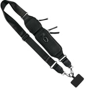 Save the Girls Zip & Clips Phone Lanyard Crossbody with Wallet for Women Black   Stylish and Lightweight Vegan Leather Phone Strap, Hands-Free Carrying and Adjustable Cell Phone Crossbody Lanyard