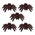 thumbnail image 1 of Halloween Realistic Hairy Fake Spiders, 3.7x4.5 inch Spiders Scary Joke Prank Toy for Halloween Decoration, Funny Halloween Fake Spiders Decoration (Dark Brown 5pcs), 1 of 9