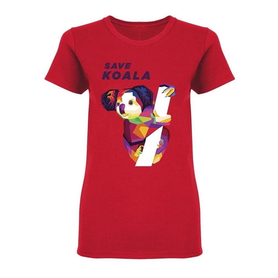 Save Koala T-Shirt Women -Image by Shutterstock, Female Small