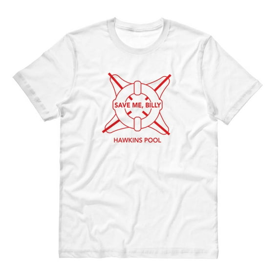 Save Me Billy Lifeguard Shirt X-Large White