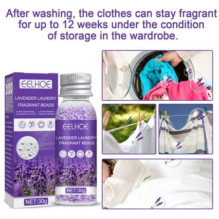 Save Money 30% off Lavender Laundry Beads Scent Booster Beads For Washer, Calm, Lavender