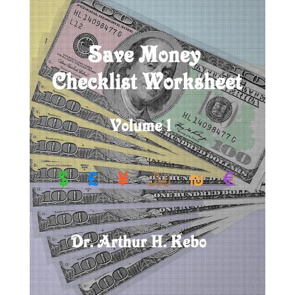 Save Money Checklist Worksheet - Volume 1 (Paperback)