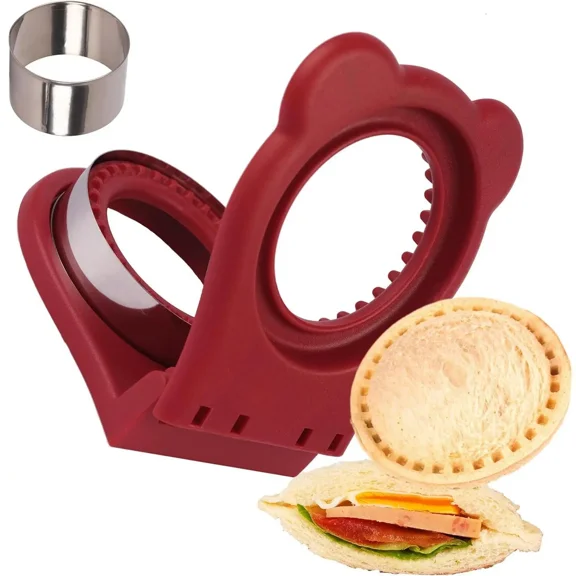 Save Money and Easily Make a Sandwich!! Maker Sealer Cutter, Crustless Sandwich Cutter, PB&J Uncrustable Maker