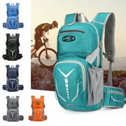 Save More, Insulated Water Backpack, Hydration Pack, 2-liter Capacity, Leakproof Design, Reflective Straps, for Hiking, Running, Cycling, Durable Polyester, Adventure, Ihhxbz | Nylon, Dark Blue