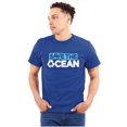 thumbnail image 1 of Save Ocean Earth Day Climate Change Men's Graphic T Shirt Tees Brisco Brands X, 1 of 6