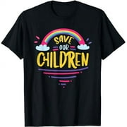 Save Our Children Help The Children Rainbow Gift T-Shirt