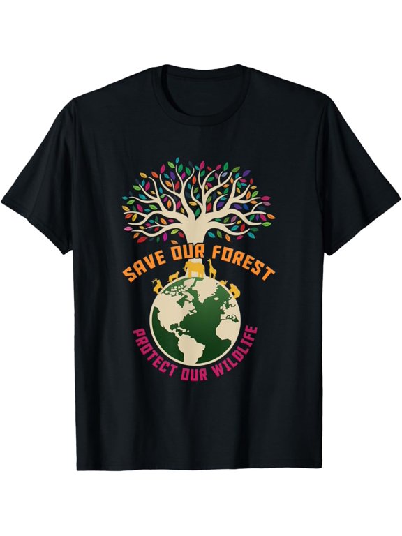 Save Our Forest Protect Our Wildlife National Park T-Shirt Gift for you - Men & Women Unisex T-shirt, Vintage Birthday Gift