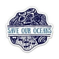 thumbnail image 1 of Save Our Oceans - 3" Vinyl Sticker - For Car Laptop I-Pad Phone Helmet Hard Hat - Waterproof Decal, 1 of 1