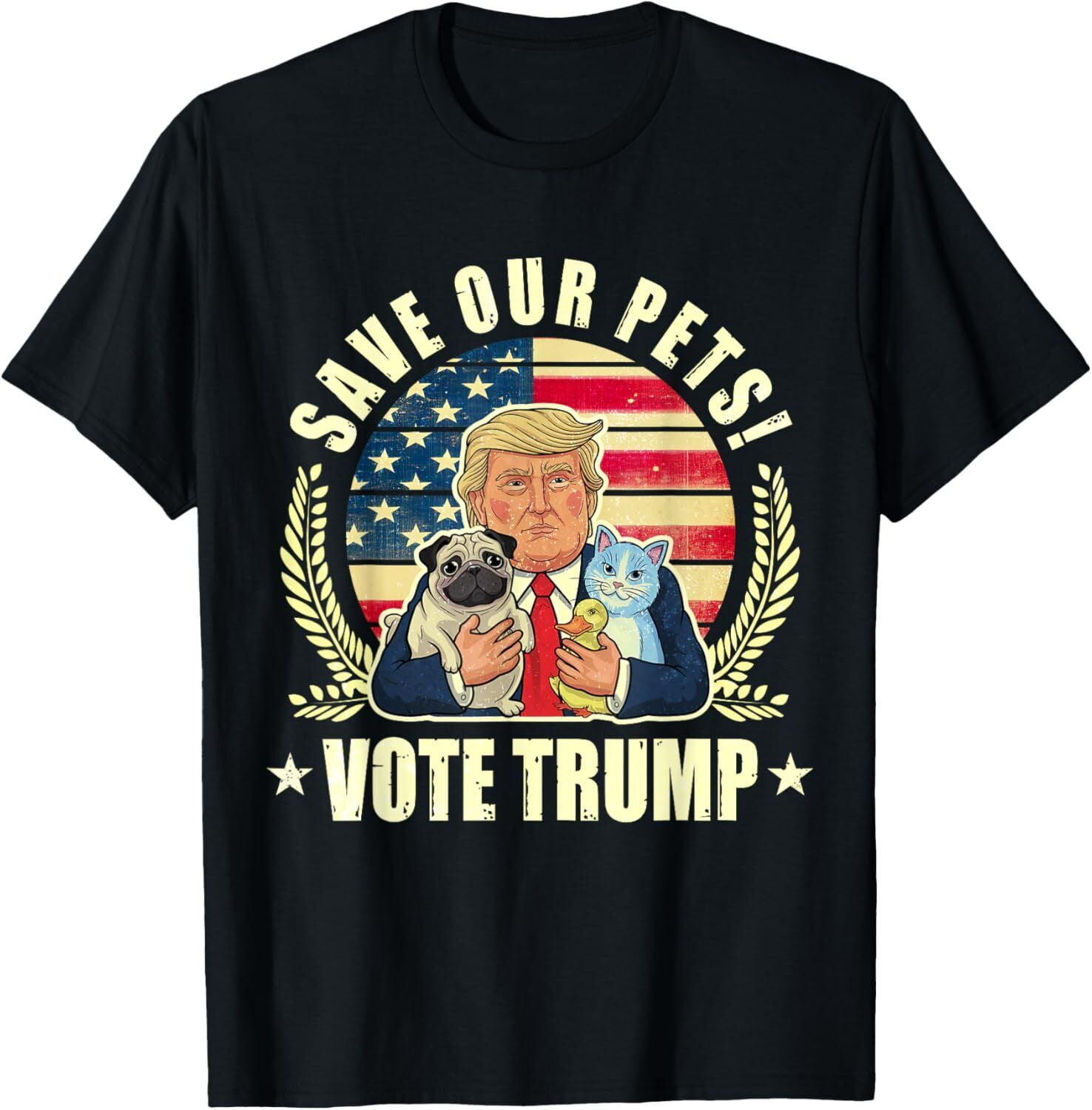 Save Our Pets Vote For Trump 2024 Trump Vance 2024 Election Unisex T