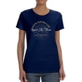 thumbnail image 1 of Save Our Sea Life Badge  Shaped T-Shirt Women -Image by Shutterstock, Female Small, 1 of 4