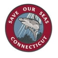 thumbnail image 1 of Save Our Seas! Connecticut 3.5 Inch Iron Or Sew On Embroidered Fabric Badge Patch Ocean Beach, Salt Life Iconic Series, 1 of 2