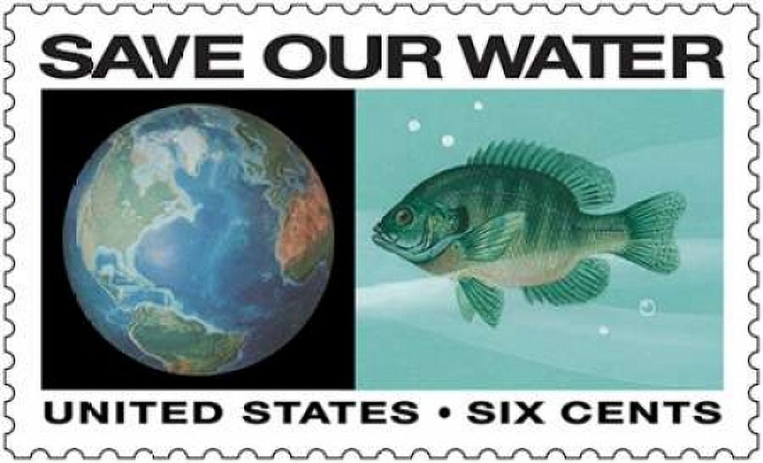 Save Our Water Canvas Art - US POSTAL SERVICE (12 x 18)