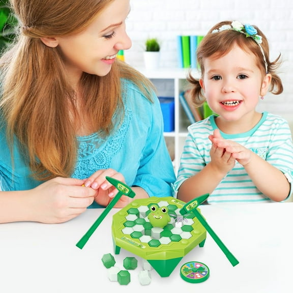 Save Penguin Break Ice Board Game for Kids 4-8, Ice Breaker Save Penguin On Ice Family Funny Table Game, Ice Block Breaking Penguin Trap Game Puzzle Toy Children's Day Gifts